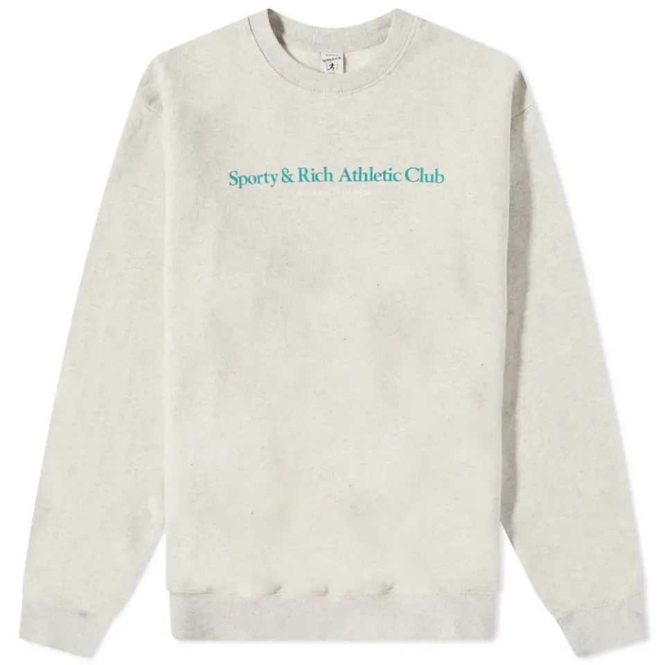 Sporty and Rich Athletic Club Crew Sweat