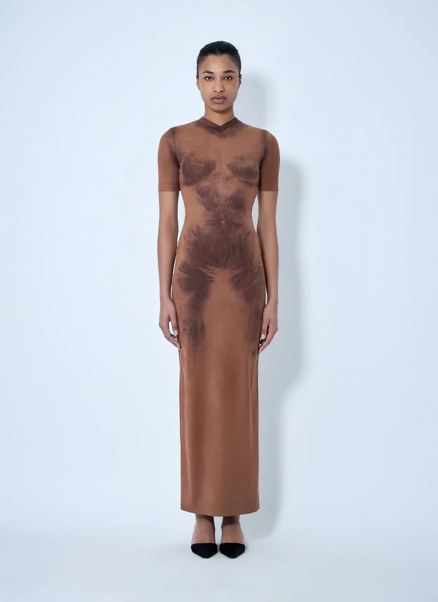 Short Sleeve Maxi Dress
