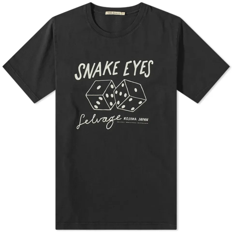 Nudie Uno Snake Eyes Tee