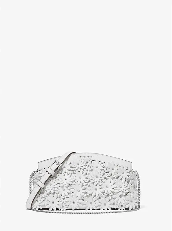 Athena Floral Appliqué Convertible Clutch