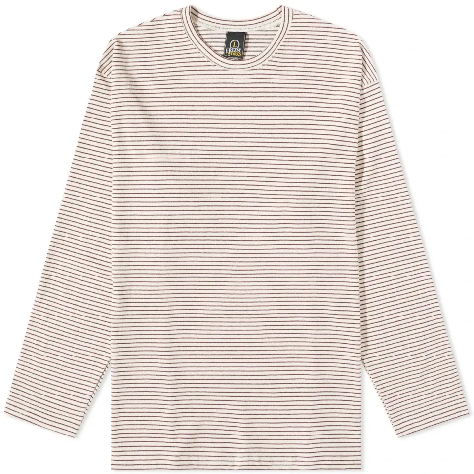 Long Sleeve Oversized Stripe T-Shirt