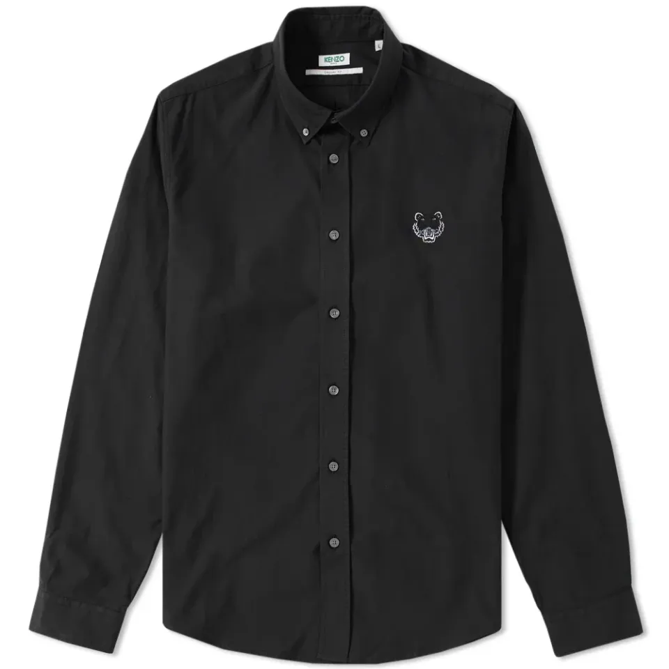 Button Down Tiger Twill Shirt