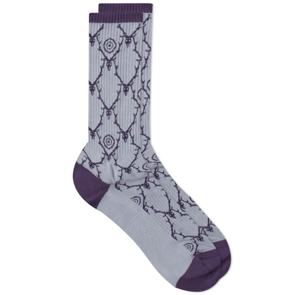 Skull & Target Sock