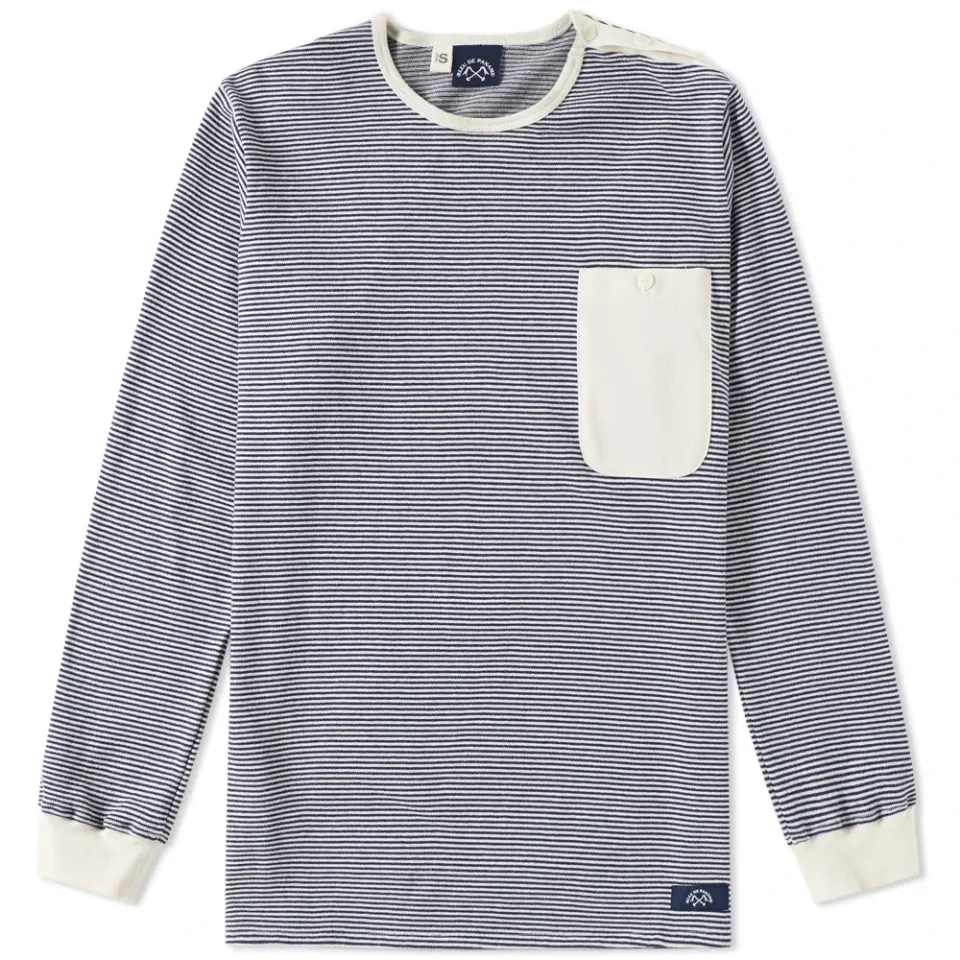 Long Sleeve Mariniere Pocket Tee