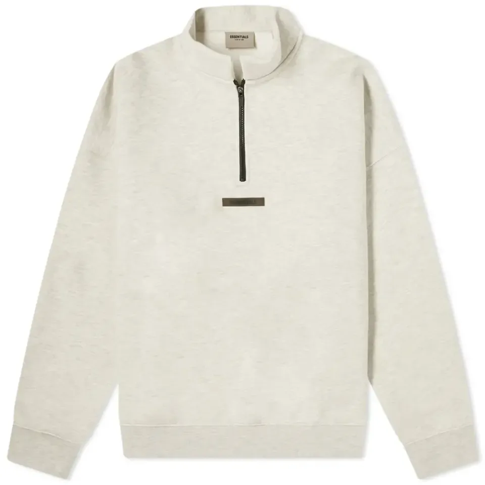Mock Neck Half Zip Sweat