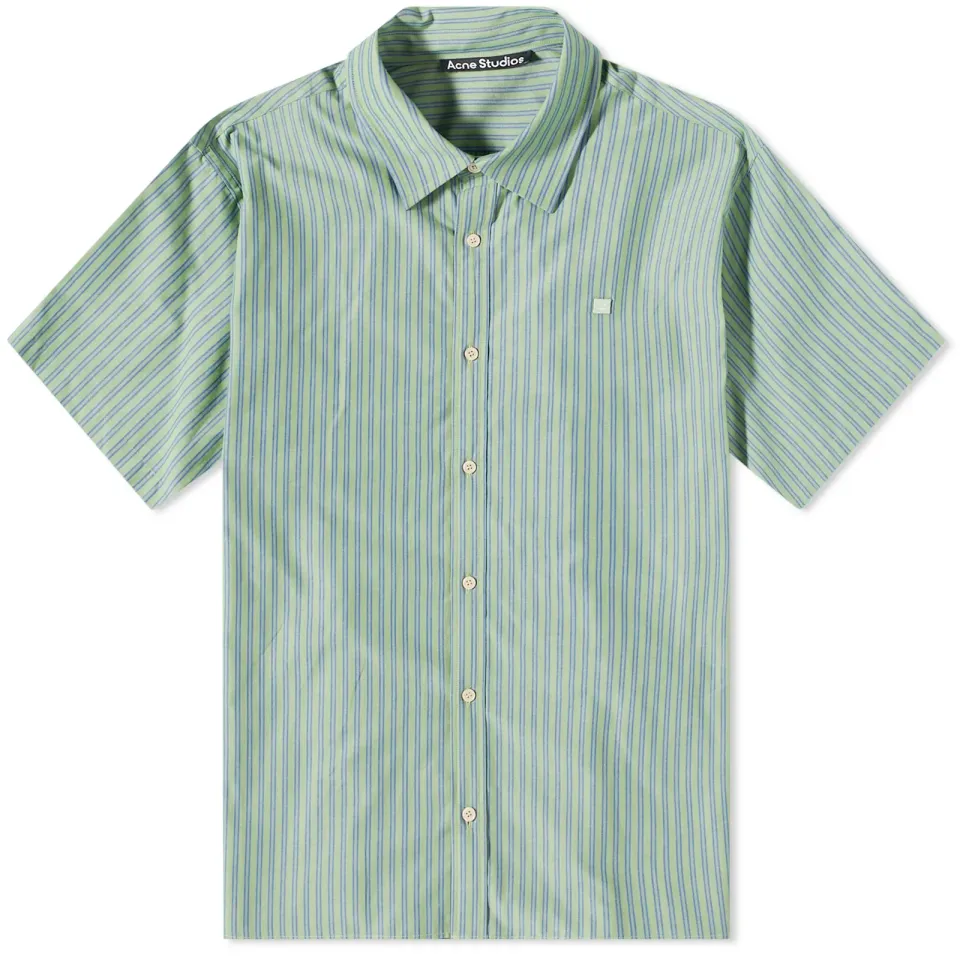 Short Sleeve Sarlie Stripe Face Shirt