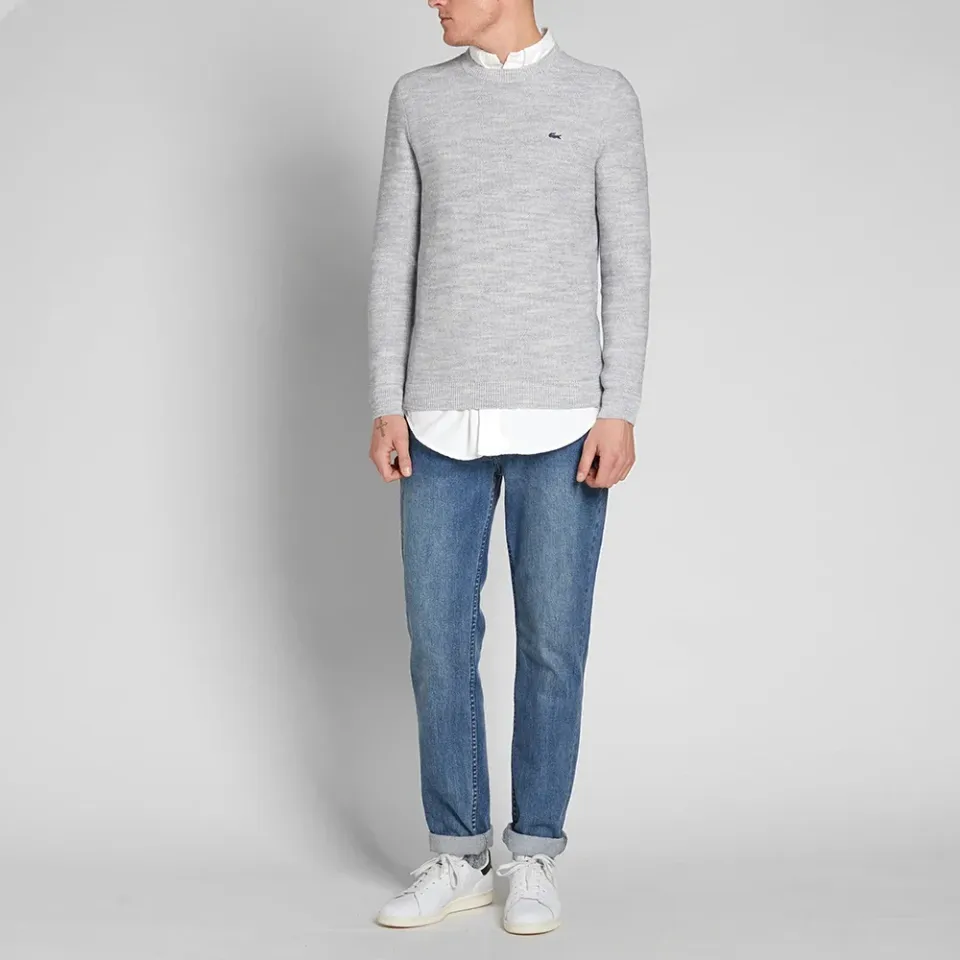 Seed Stitch Crew Knit