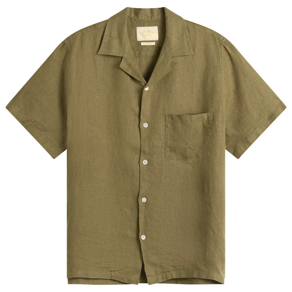 Linen Camp Vacation Shirt