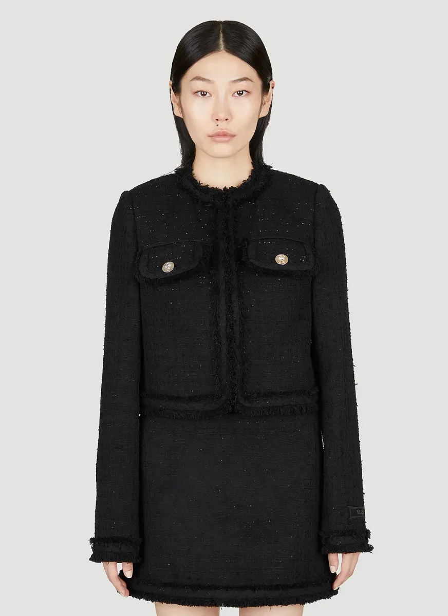Tweed Cardigan Jacket