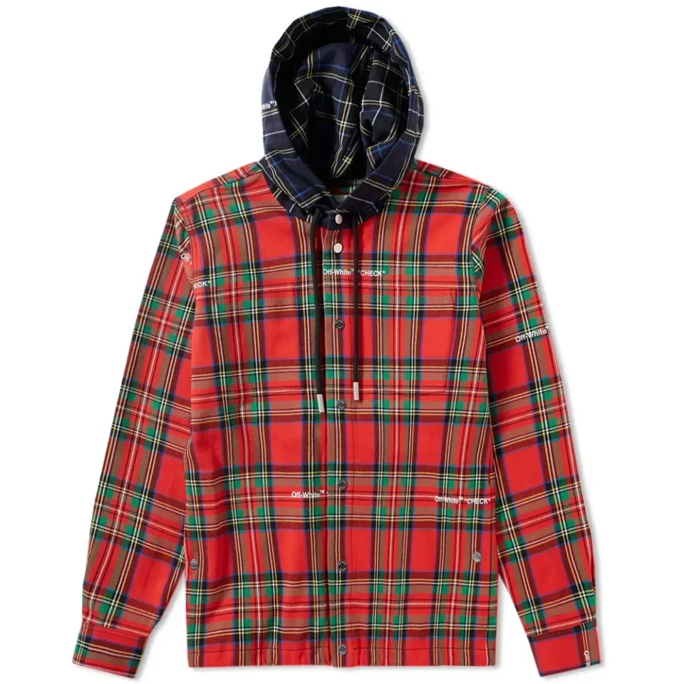 Hooded Check Shirt