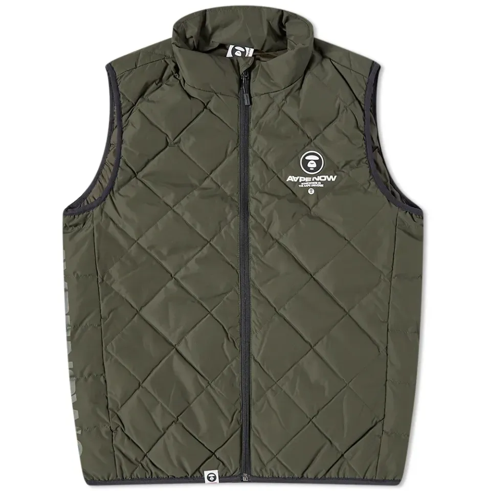 AAPE Diamond Quilt Down Gilet