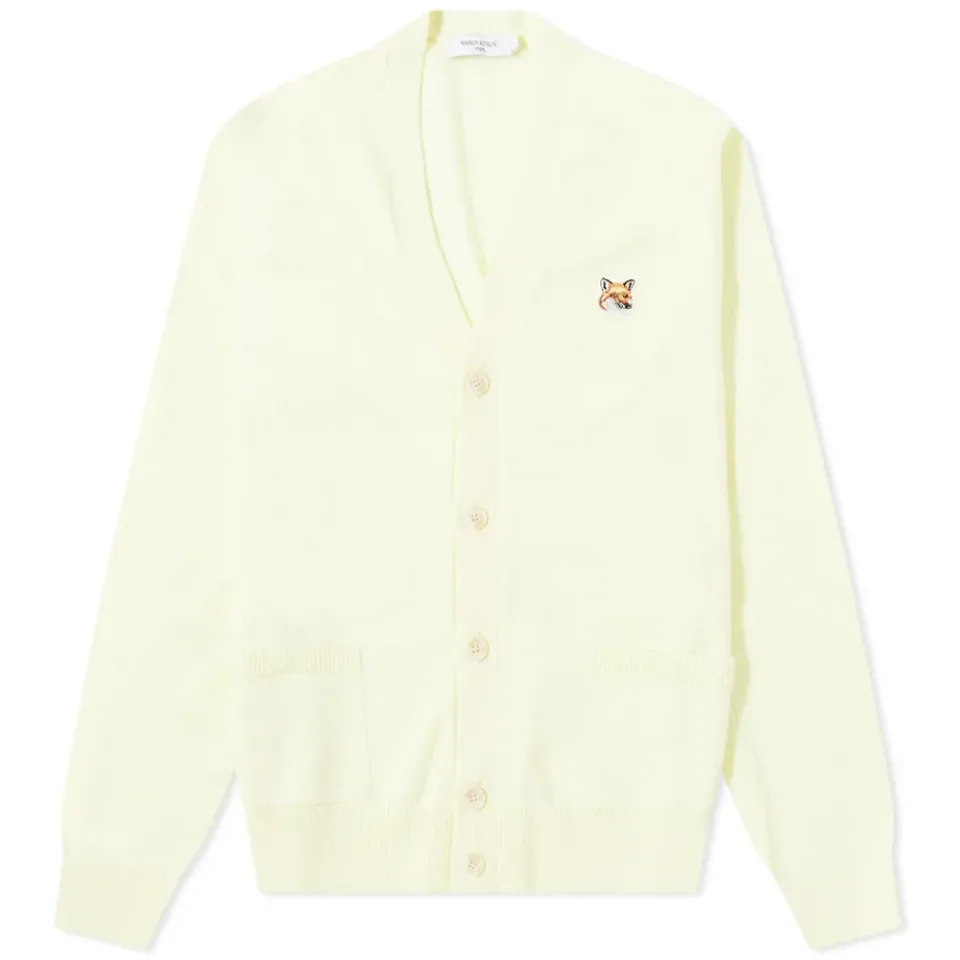 Maison Kitsuné Fox Head Patch Classic Cardigan