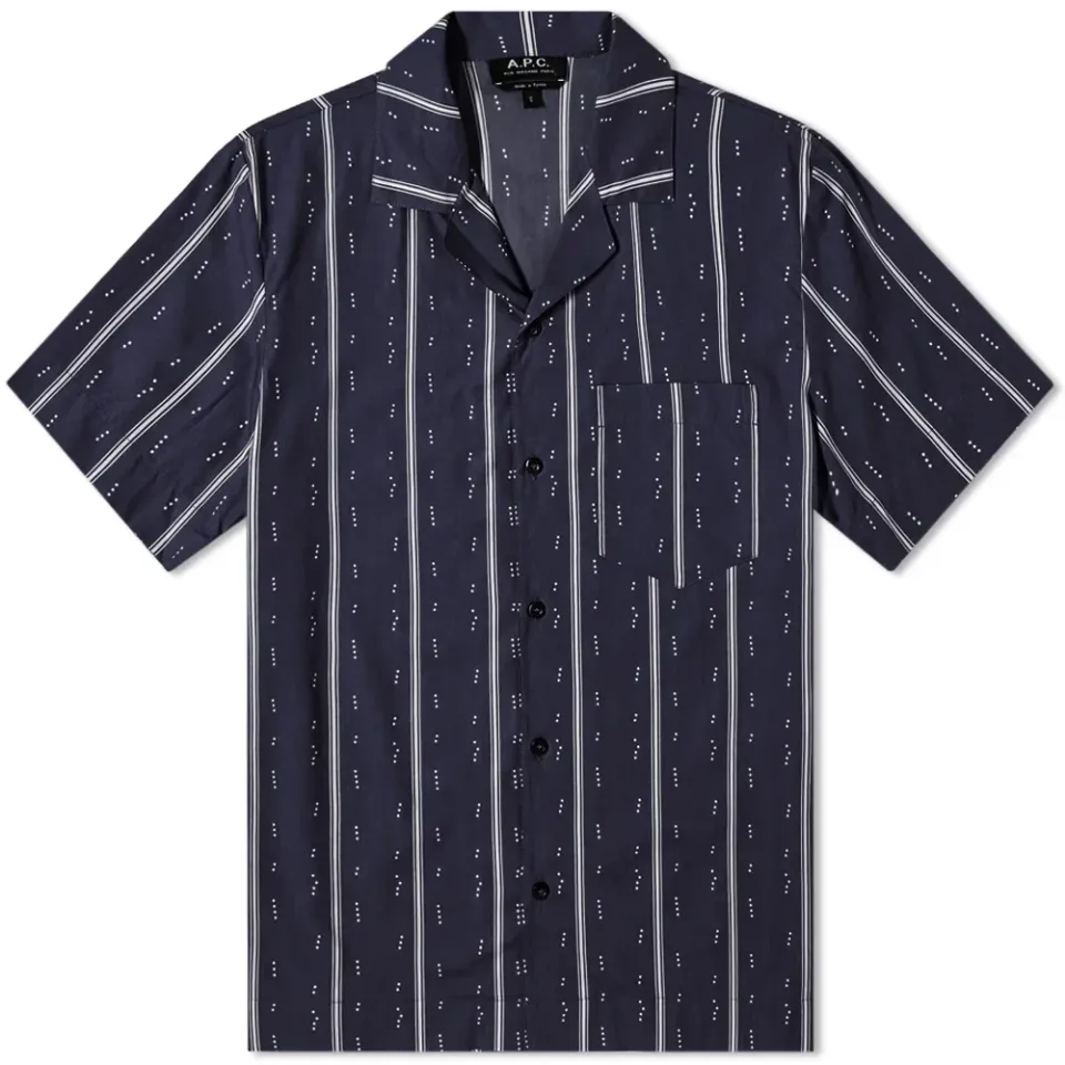 A.P.C. Edd Stripe Vacation Shirt