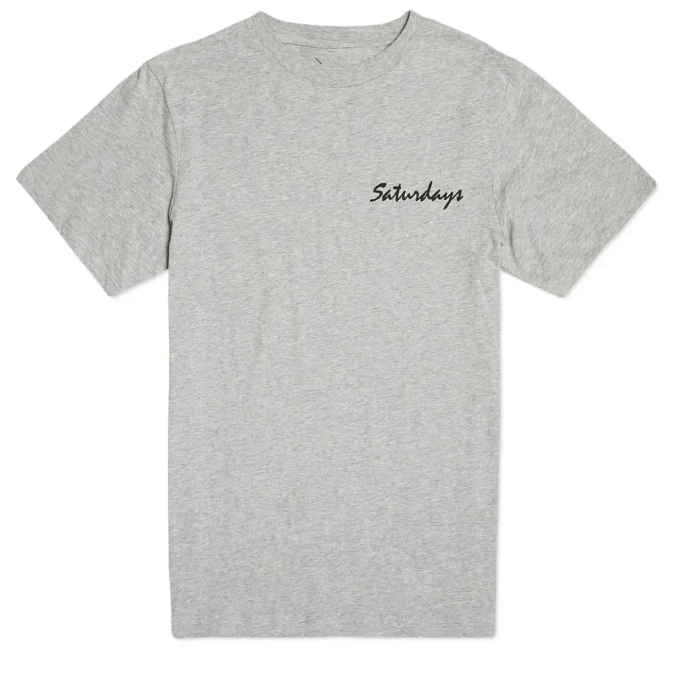 Saturdays Chest Script Tee