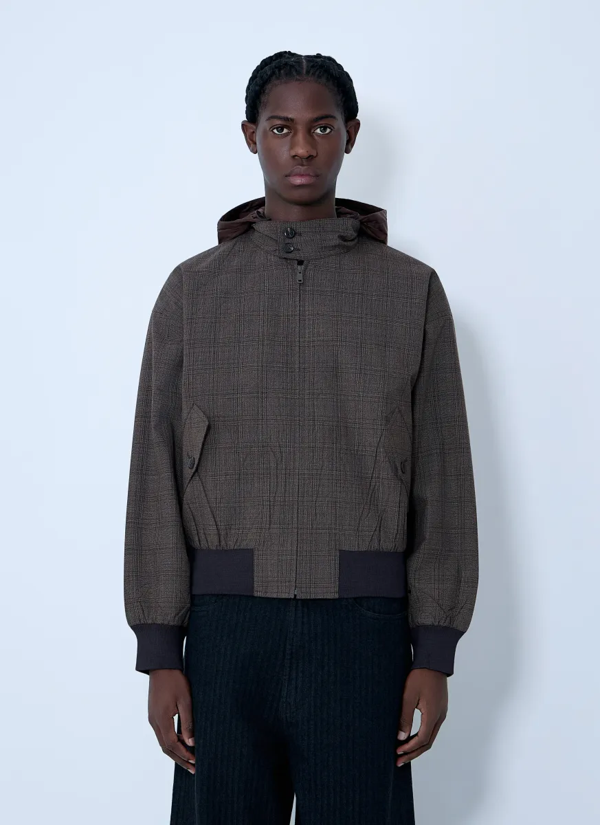 Hooded Wool Jacket