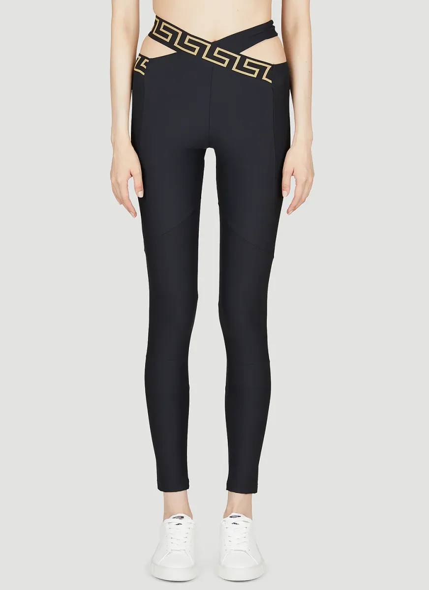 Greca Crossover Leggings