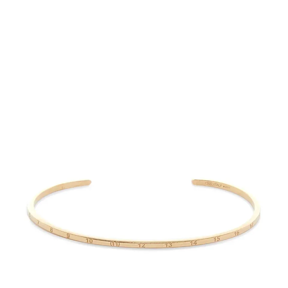 Number Logo Slim Bangle