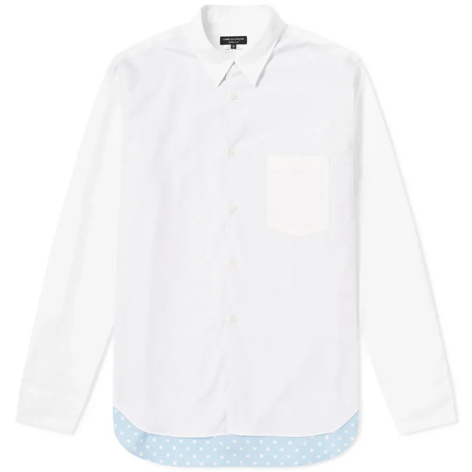 Comme des Garcons Homme Plus Layered Polka Dot Shirt