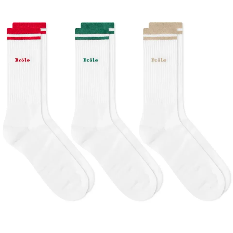 Sports Slogan Socks - 3 Pack