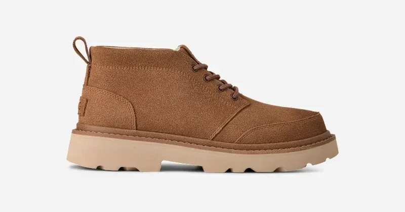 Chukka Lug for Men, Suede/Polyester/Wool