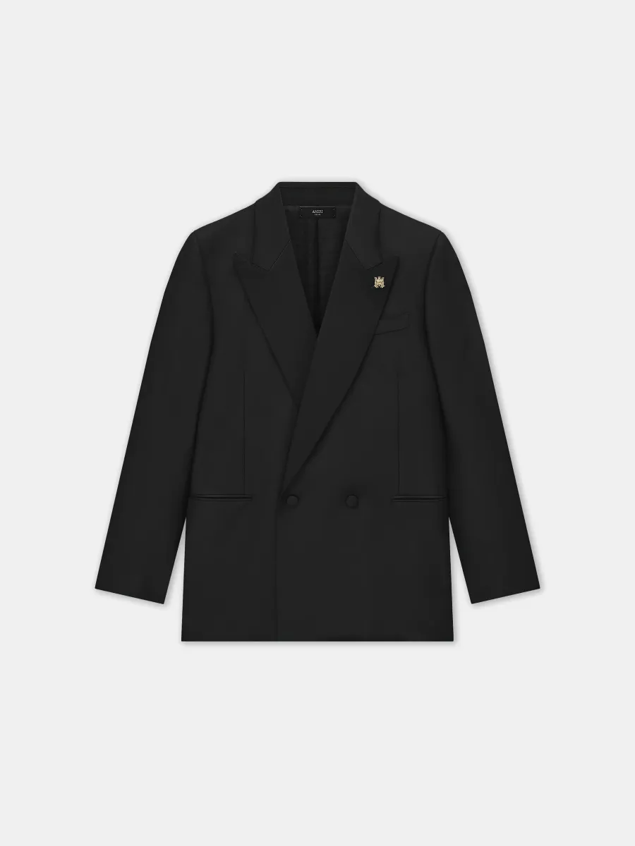 MA DOUBLE-BREASTED BLAZER - Black