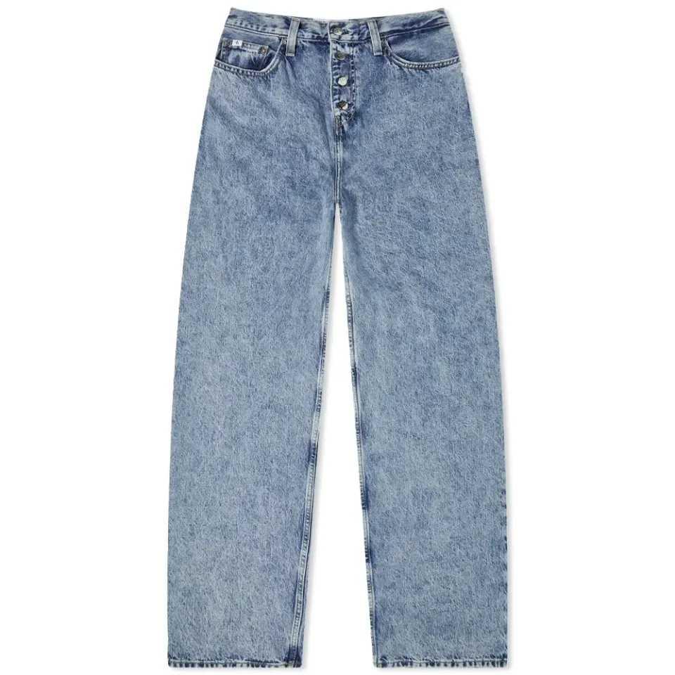 High Rise Relaxed Denim Pant