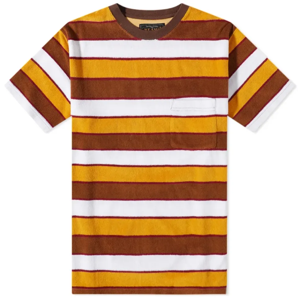 Stripe Pile Pocket T-Shirt