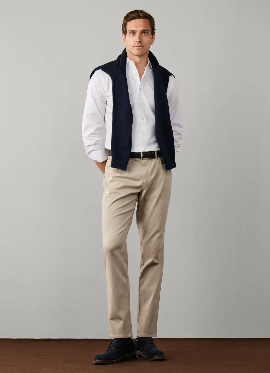 Tailored Fit Travel Solid Shirt
