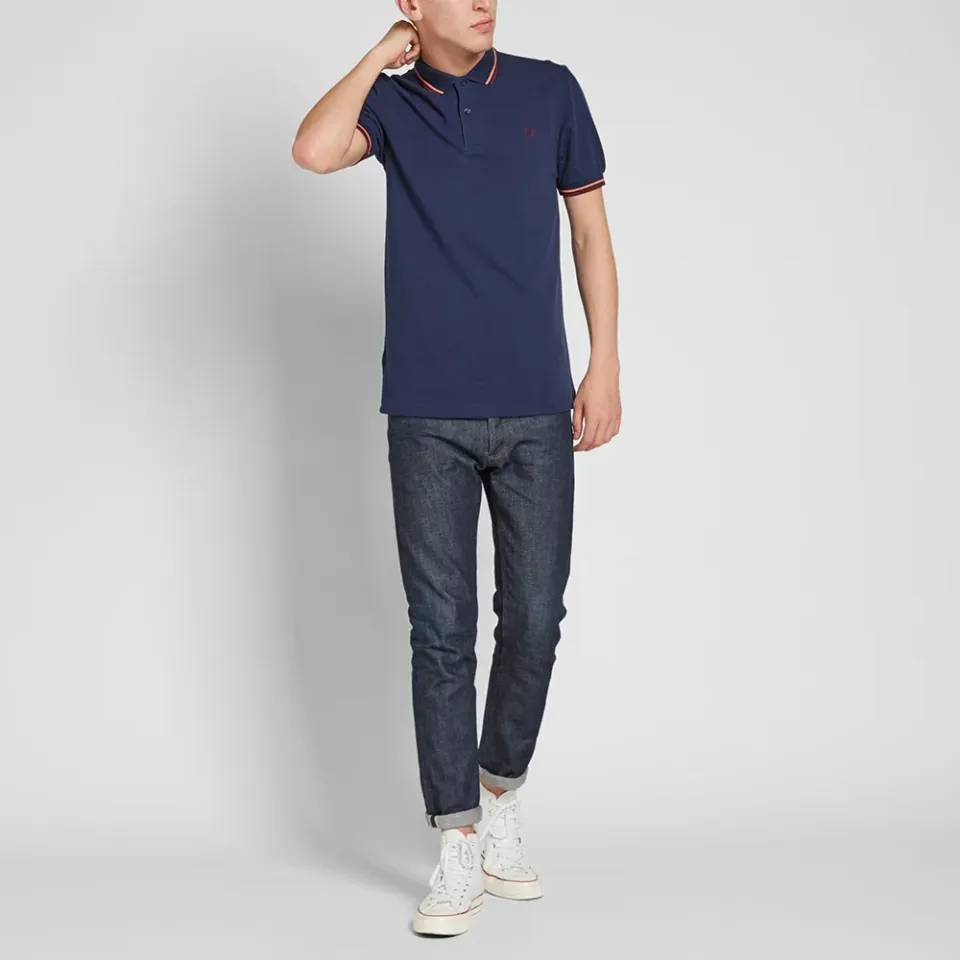 Fred Perry Slim Fit Twin Tipped Polo