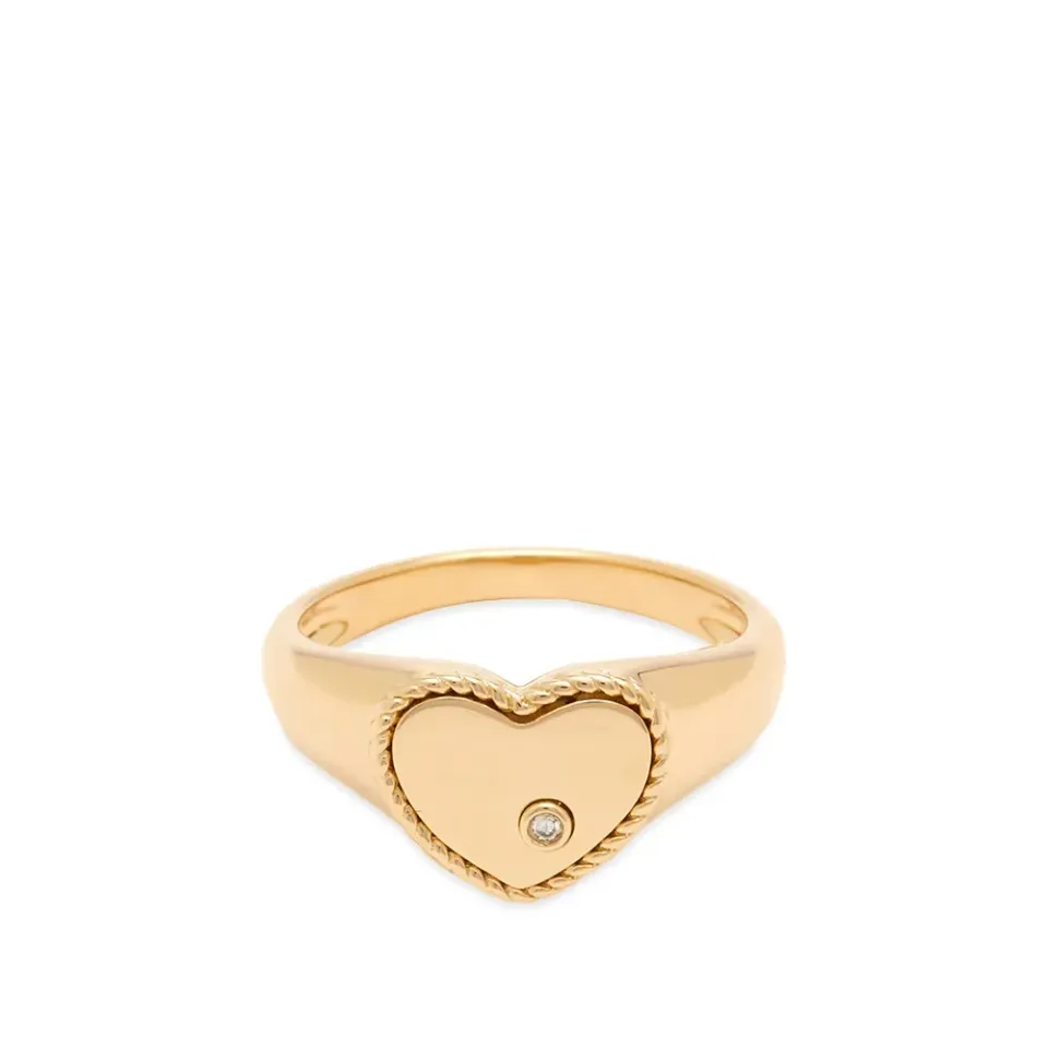 Baby Heart Signet Ring