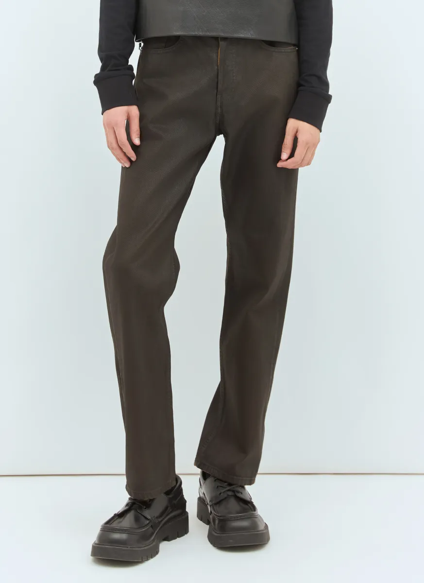 Waxed Jeans
