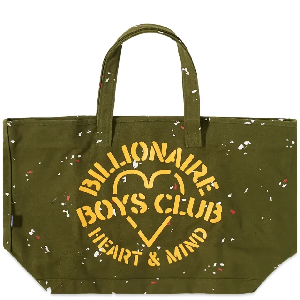 Heart & Mind Stencil Tote Bag