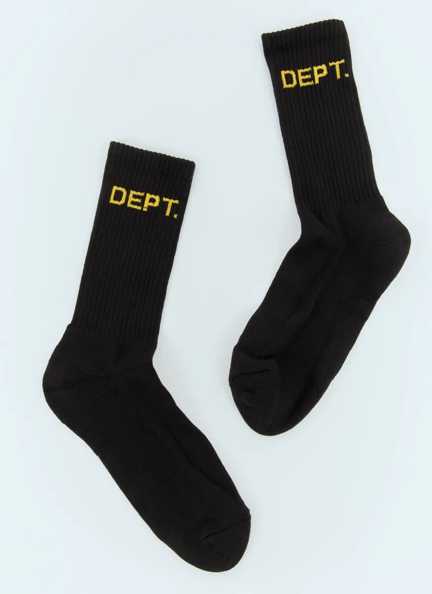 Logo Jacquard Socks