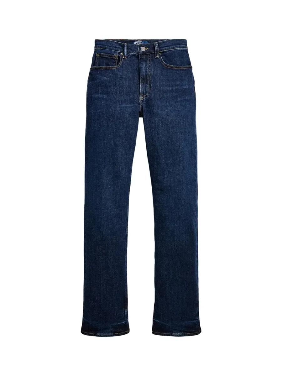 Straight-Leg Jeans Blue