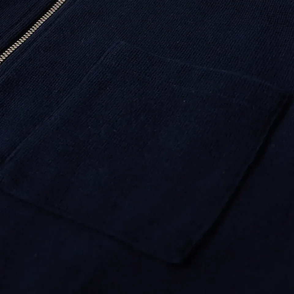 Magne Fine Waffle Zip Knit