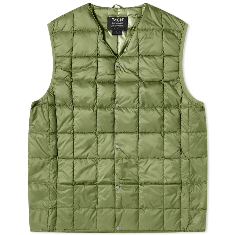 V-Neck Down Vest