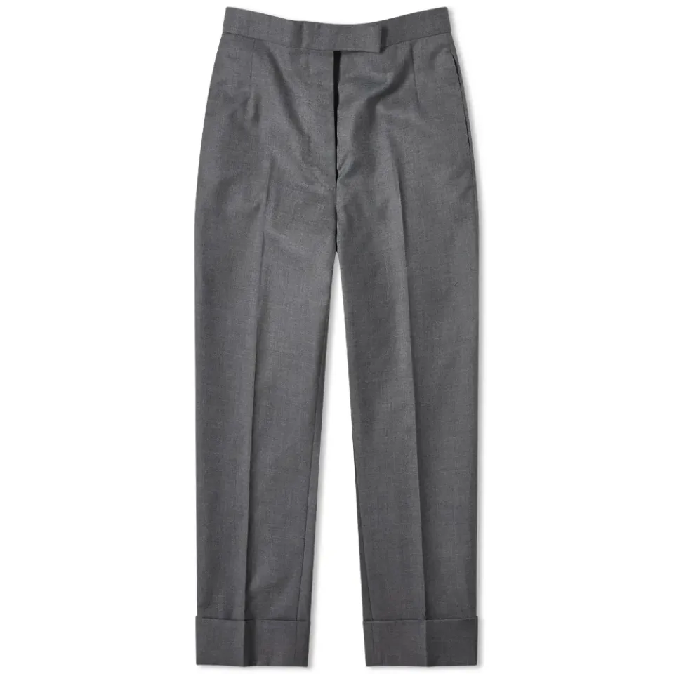 Trouser With Back Strap Detail