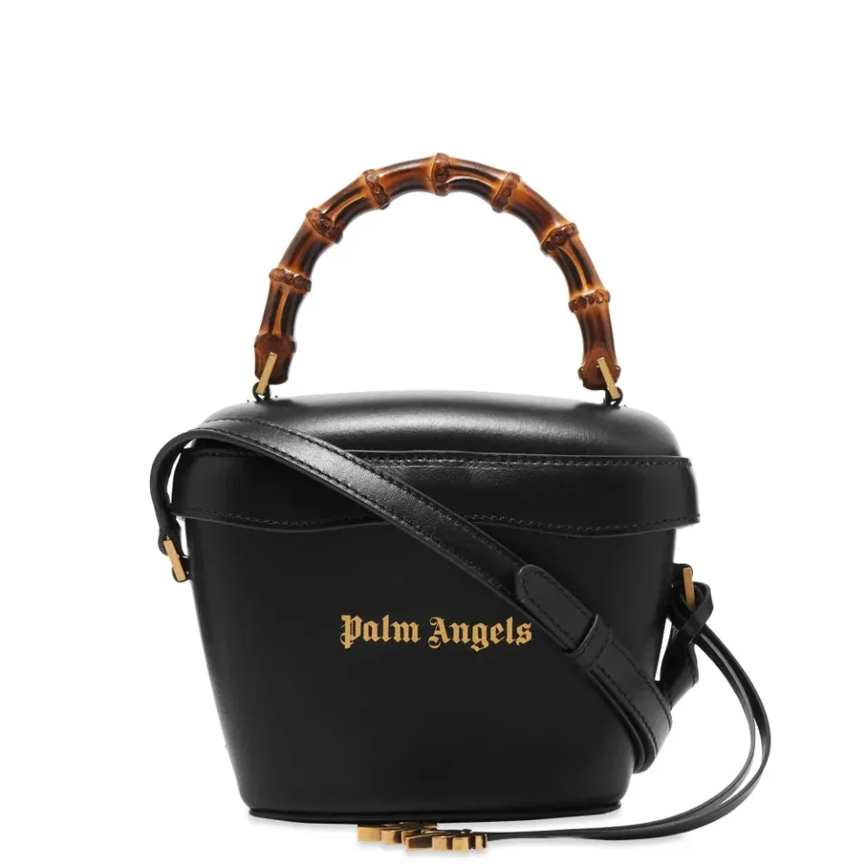 Bamboo Leather Padlock Bag