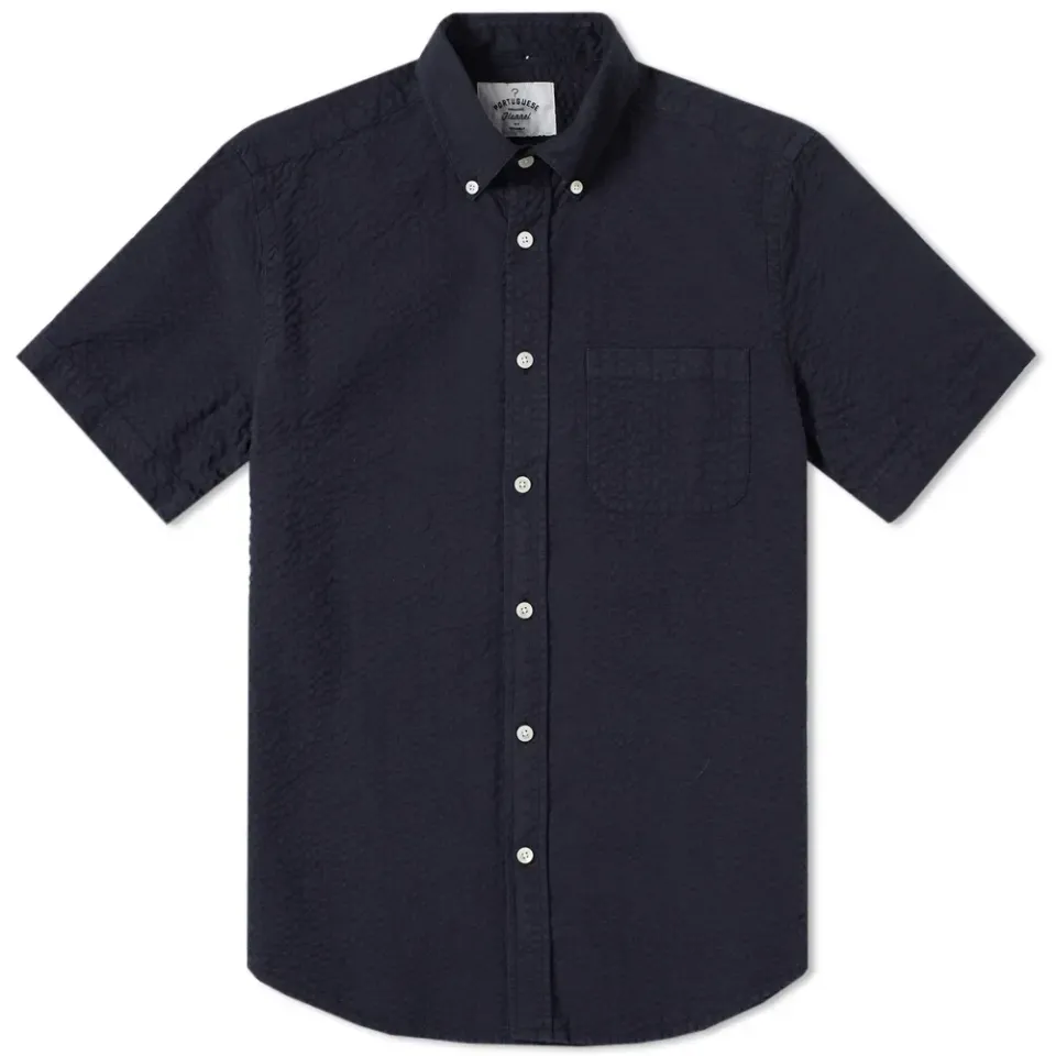 Short Sleeve Atlantico Seersucker Shirt