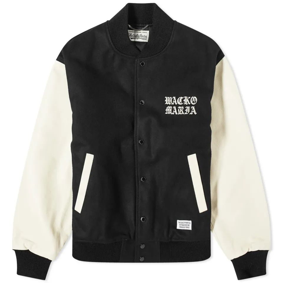 Leather Varsity Jacket