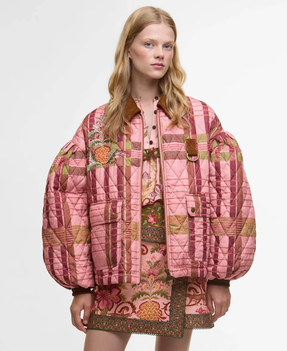 FARM Rio Ana-Clara Quilted Jacket