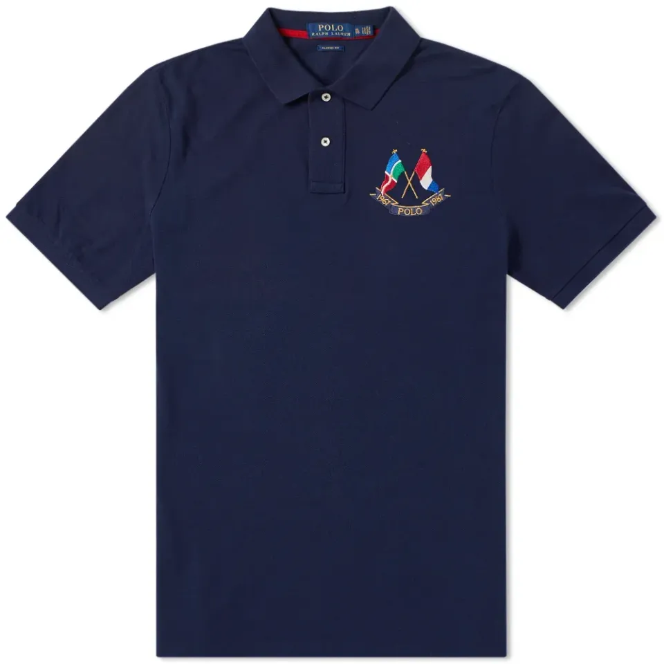 Crossed Flags Polo