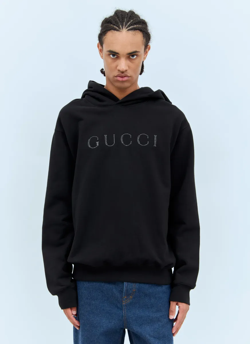 Crystal Logo Hooded Sweatshirt