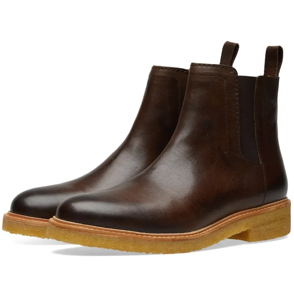 Veg Tan Leather Chelsea Boot