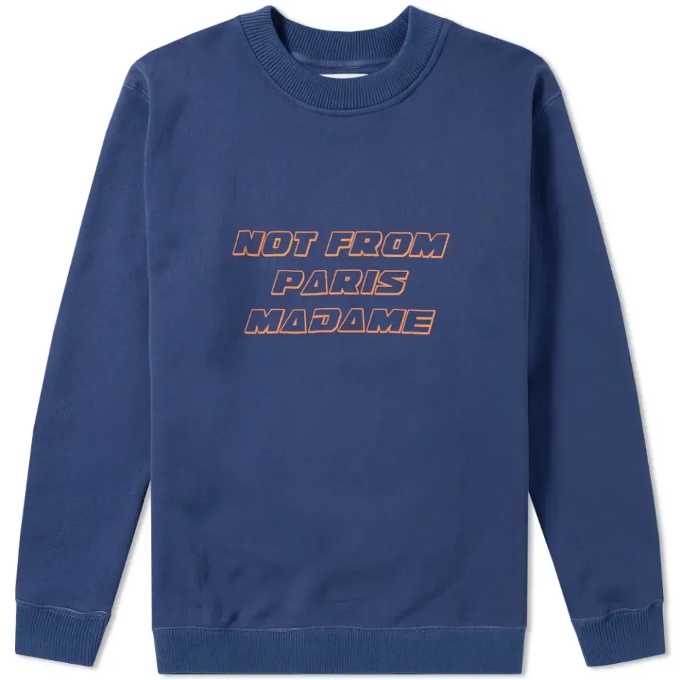 Not From Paris Block Crew Sweat