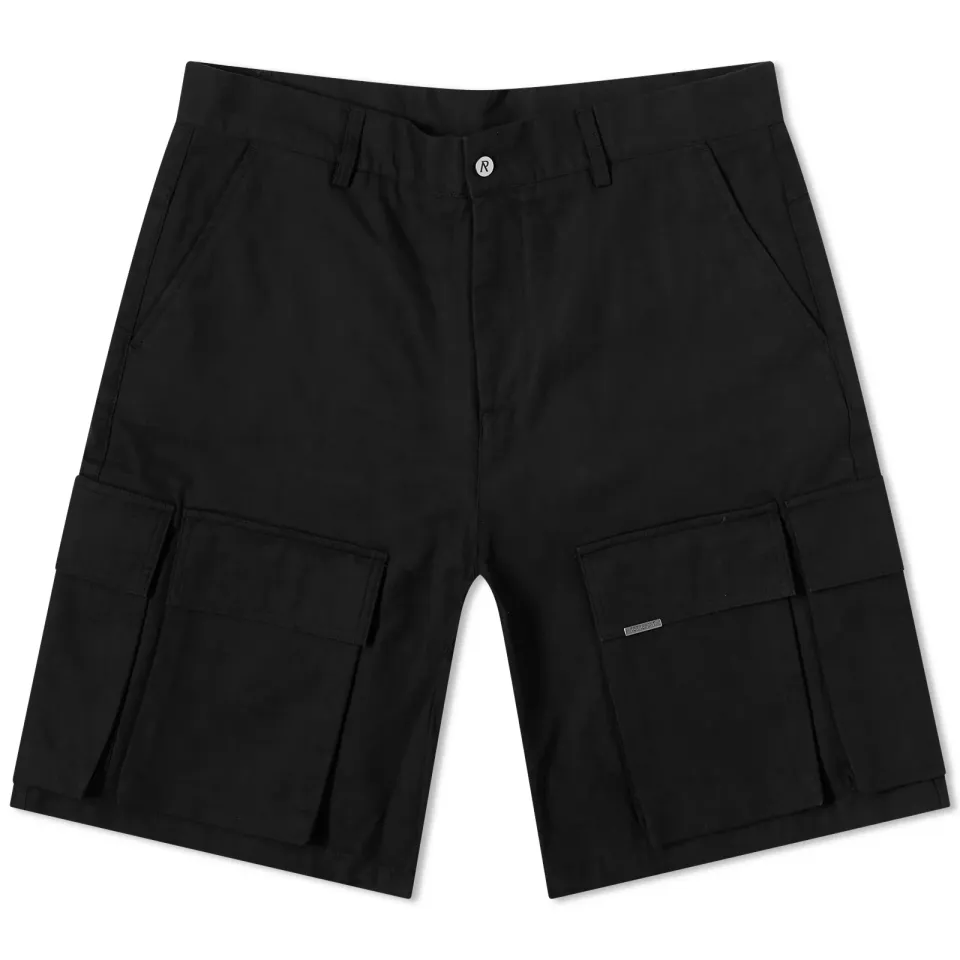 Baggy Cotton Cargo Shorts
