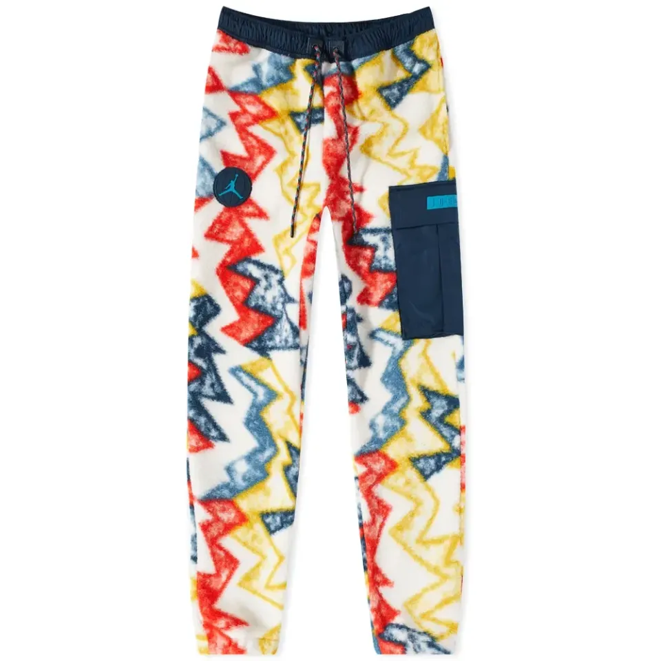 Mountainside Print Fleece Pants