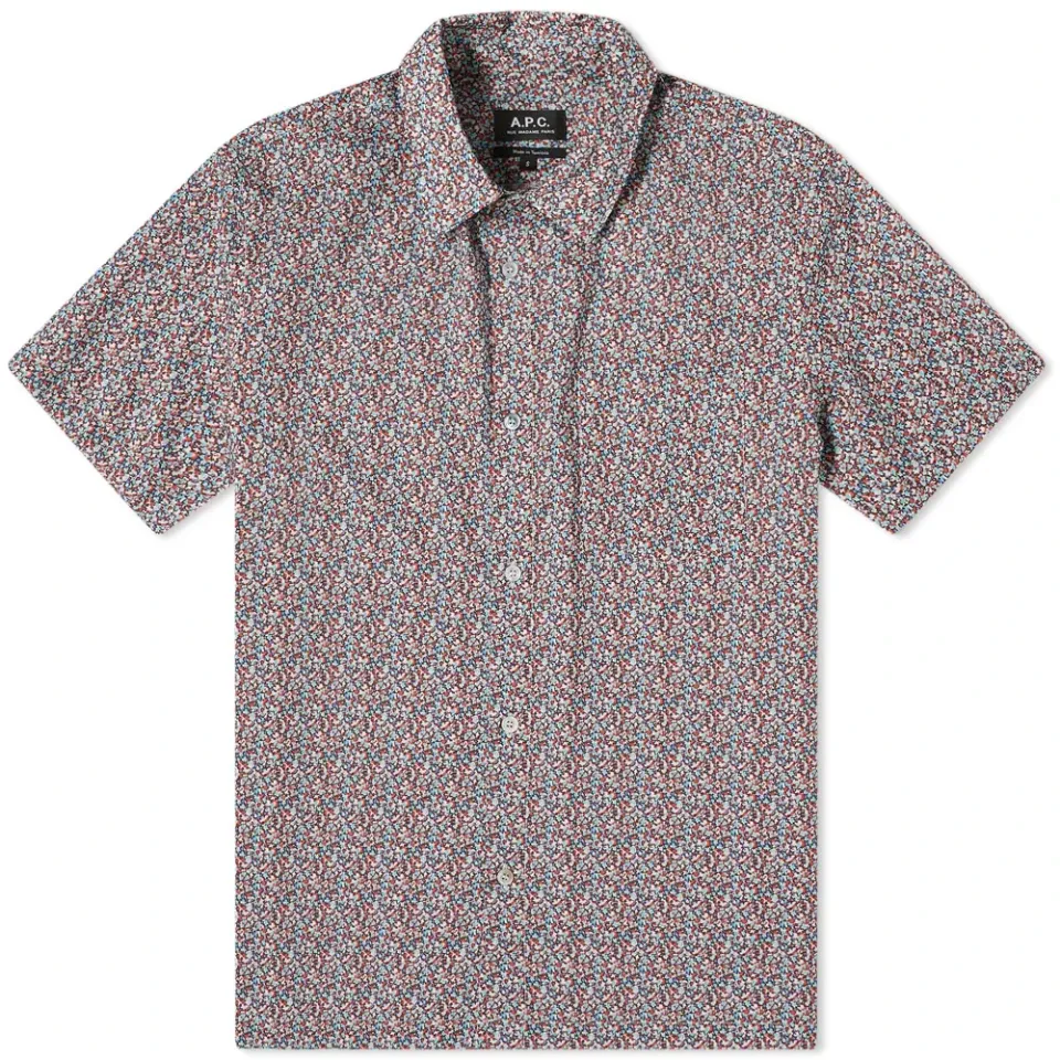 A.P.C. Short Sleeve Cippi Liberty Print Shirt