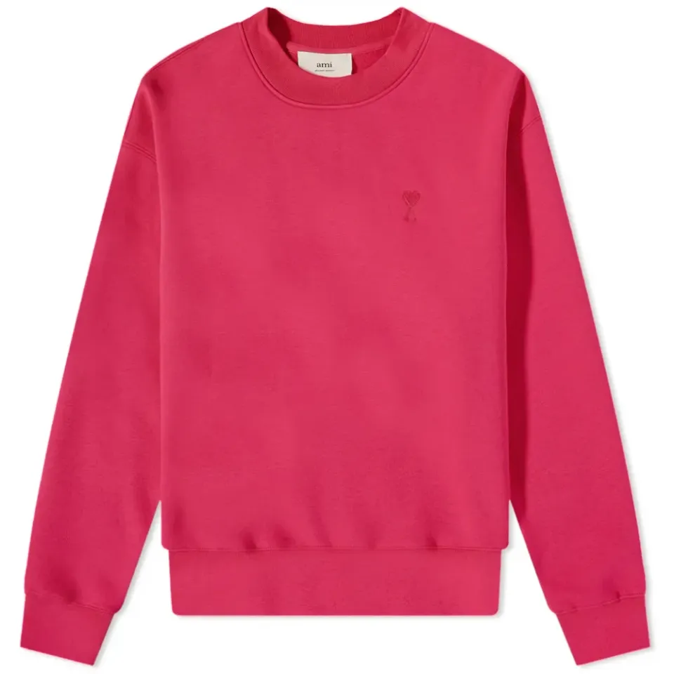 AMI Tonal Heart Crew Sweat