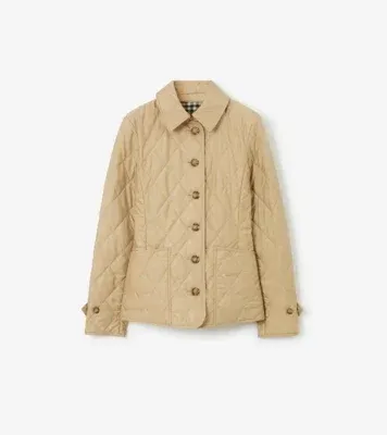Quilted Thermoregulated Fernleigh Jacket in New chino beige - Women, Nylon